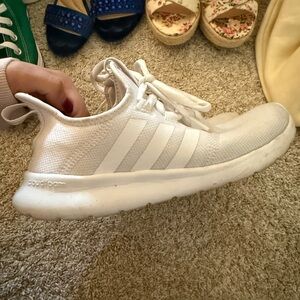 Adidas Women’s White Cloudfoam Sneakers
